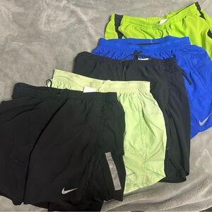 Nike Men's Athletic Shorts - Black, Green, Blue